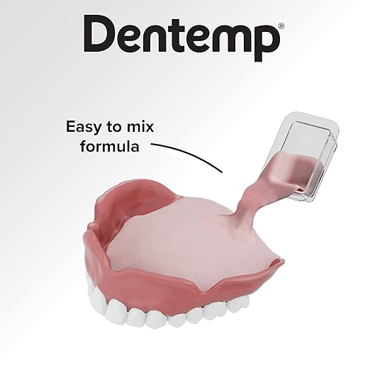 Dentemp Denture Reline Kit - Advanced Formula Reline It Denture Reliner (Pack of 2) - Denture Kit to Refit and Tighten Dentures for Both Upper & Lower Denture (Packaging May Vary)