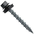 10 x 1-1/2" Black Metal Roofing Screws - Hex Washer Head- Self-Starting/Tapping - EPDM Washer. 1 x 250 Count Bag - 250 Screws