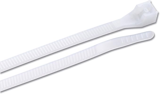Gardner Bender 45-515 Nylon Heavy-Duty Cable Tie, 15 Inch., 120 lb. Tensile Strength, Wire / Wrap / Industrial & Household Use, Zip Tie, 10 Pk., Natural White