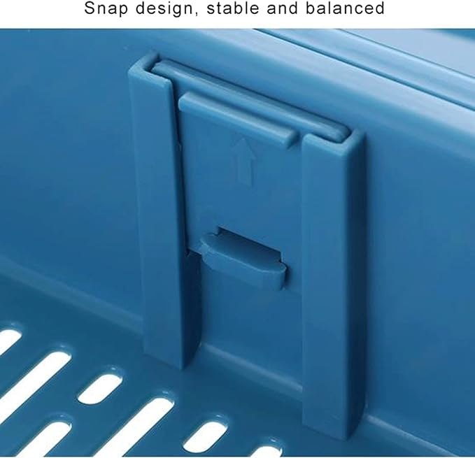 Draining rack Multifunctional Foldable Drain Basket Thickened Plastic Sink Filter Basket Kitchen Hanging Fruit and Vegetable Storage Basket for Washing Pasta Fruit Sink Strainer Basket(C)