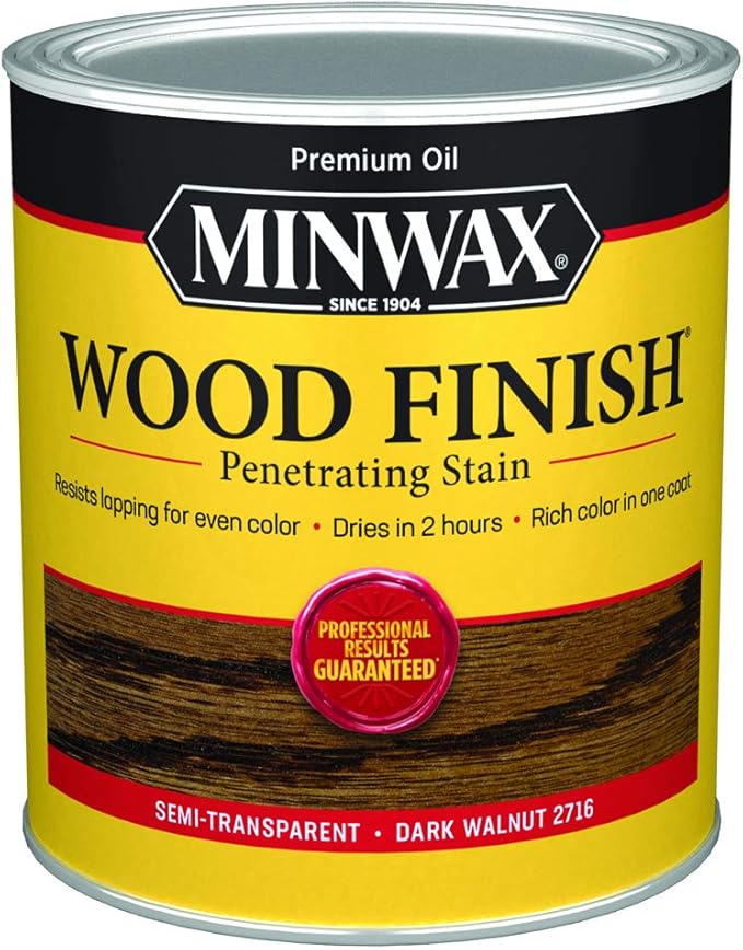 Minwax 70012444 Wood Finish, Dark Walnut, 1 Quart