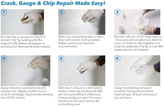 Tub and Shower Repair Kit - Bone