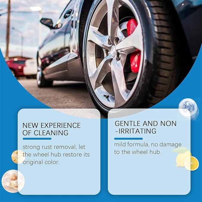 Iron Powder Remover Spray, Multi-Functional Quick-Acting Rust Removal Spray for Metal Surfaces, 100 Ml Iron Powder Remover, Fast-Acting Iron & Rusts Cleaner for Wheels, Rims, Metal (3PCS)