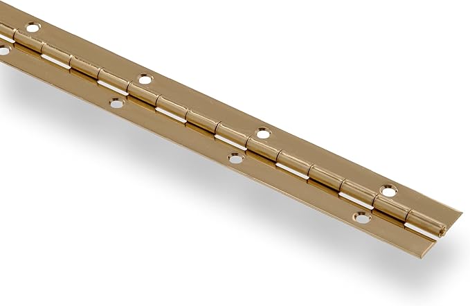 Hardware Essentials 851064 Continuous Pin 24" x 1-1/2" Brass