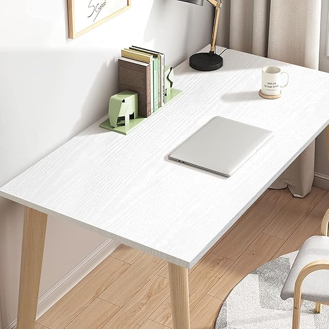 Arthome Peel and Stick Wallpaper - White Wood Contact Paper - White Wallpaper - Self-Adhesive, Removable and Waterproof for Cabinet, Countertop (17"x120")