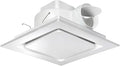 Orsong Bathroom Exhaust Fan 12" Panel Ultra Quiet without Light(10x10 Mount), 130CFM, 4" Duct for Bathroom/Garage/Home