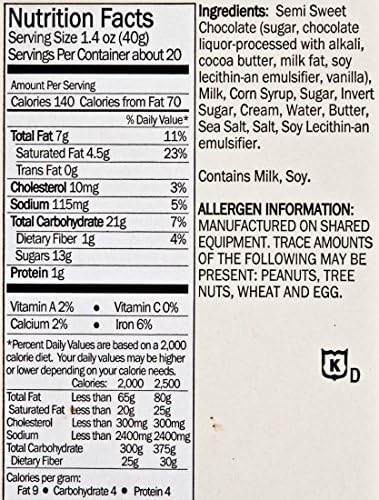 Miles Kimball Dark Chocolate Sea Salt Caramels - 28 oz.