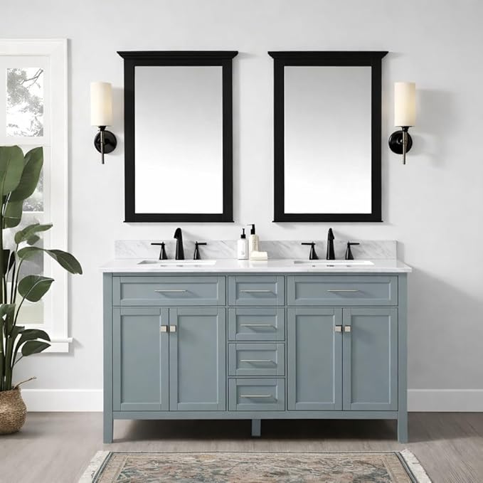 ALL-IN-ONE Paint by Heirloom Traditions, London (Muted Green), 8oz Sample - Durable cabinet and furniture paint. Built in primer and top coat, no sanding needed. Includes our 30 featured color card.