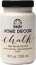 FolkArt Home Décor Chalk Finish Acrylic Paint, 8oz, 8 ounce, Milk Jug