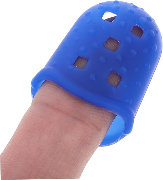 Uonlytech 120 Pcs Silicone Thumb Sucking Stop for Kids Hot Glue Sticks Fingertip Protectors Toe Protectors Wax Child Guitar Silicone Covers Protection Cap Man