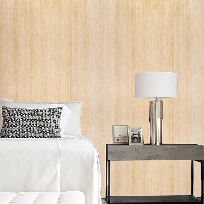 Arthome 16.5" x240"Peel and Stick Oak Wood Contact Paper Self-Adhesive Wall Paper,Decorative Vinyl Film for Countertop, Cabinets, Shelf, Drawer Liner,Easy to Clean Removable Wall Covering