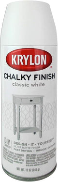 Krylon K04101000 Spray Paint, 12 Ounce (Pack of 1), Classic White, 12 Oz
