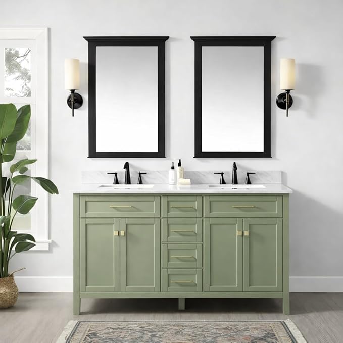 ALL-IN-ONE Paint by Heirloom Traditions, Willow (Soft Sage), 8oz Sample - Durable cabinet and furniture paint. Built in primer and top coat, no sanding needed. Includes our 30 featured color card.