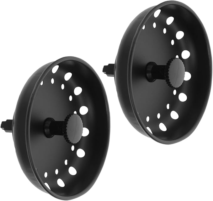 Homoyoyo 3sets Kitchen Sink Drain Stopper Sink Drain Filter Plug Metal Material Strainer Use 2pcs*3