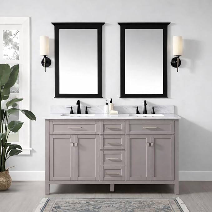 ALL-IN-ONE Paint by Heirloom Traditions, Haze (Gray Lavender), Gallon - Durable cabinet and furniture paint. Built in primer and top coat, no sanding needed. Includes our 30 featured color card.