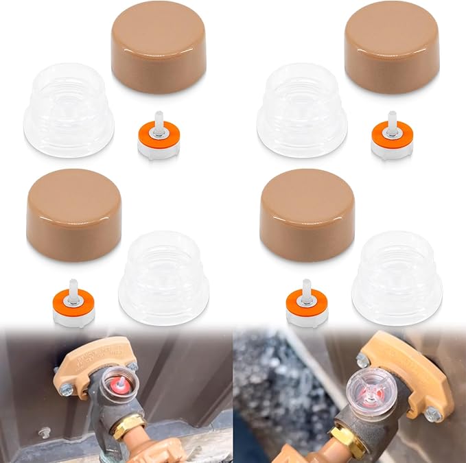 RK-17VB Vacuum Breaker Float Kit, Anti-Siphon Wall Faucet Repair Kit, Anti Siphon Valve Repair Kit, Compatible with Woodford Model 17 (4 Packs)