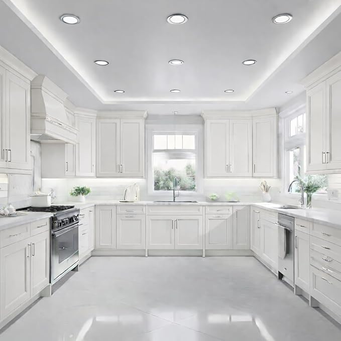 ALL-IN-ONE Paint by Heirloom Traditions, Bone (Off White), Gallon - Durable cabinet and furniture paint. Built in primer and top coat, no sanding needed. Includes our 30 featured color card.
