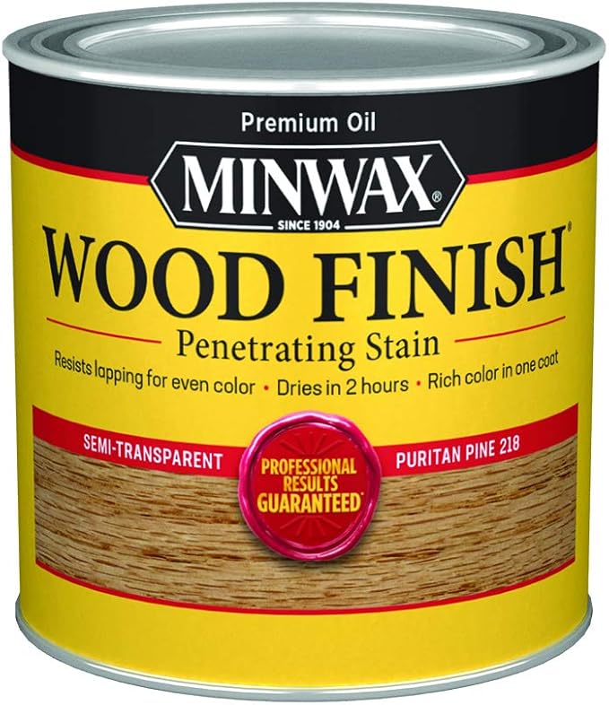 Minwax 221804444 Wood Finish, Puritan Pine, 1/2 Pint