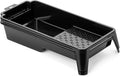 Bates- 4 Inch Paint Tray, 2 Pack, Black, Plastic 4 Inch Paint Roller Tray, Deep Capacity, Textured Ridge
