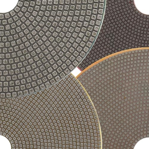 5 Inch Electroplated Diamond Polishing Pads for Stone Ceramic Metals Granite Marble Grinding for Sander Grinder(Grit 60-1pc)