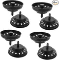 Homoyoyo 8pcs Kitchen Sink Drain Strainer and Filter Metal Sink Drain Stopper for Kitchen Use and Easy to Install Effectively Filters Food Debris and Hair
