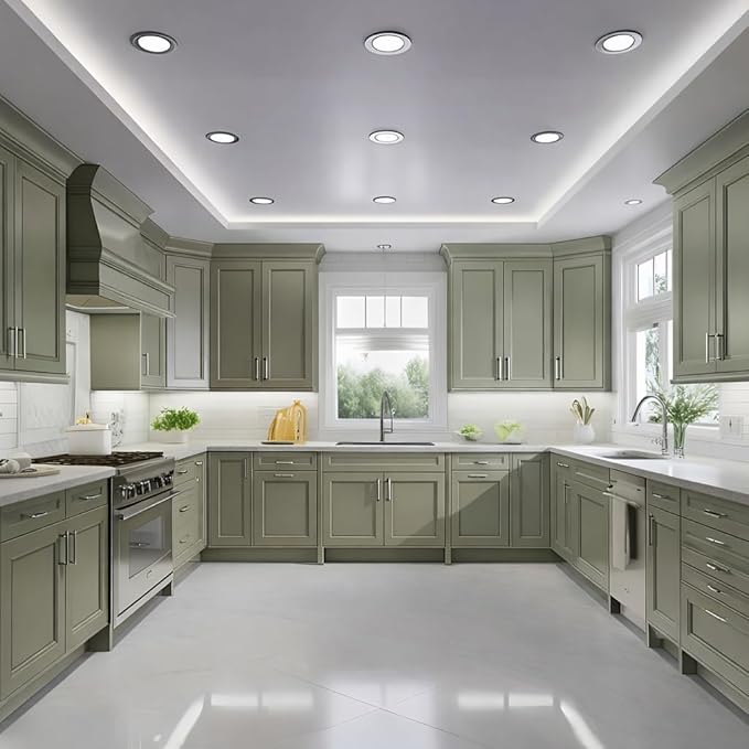 ALL-IN-ONE Paint by Heirloom Traditions, Crete (Olive Green), 8oz Sample - Durable cabinet and furniture paint. Built in primer and top coat, no sanding needed. Includes our 30 featured color card.