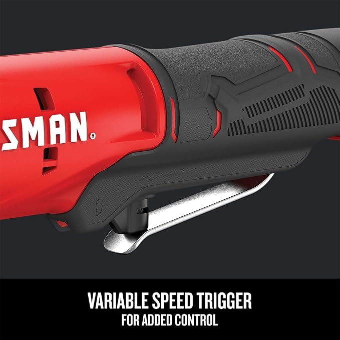 CRAFTSMAN V20 Cordless Ratchet Wrench, 3/8 inch Drive, 300 RPM, up to 35 ft-lbs of Torque, Bare Tool Only (CMCF930B)