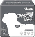 COCOYO Dog Training Pads丨Carbon Absorb Eliminating Urine Odor Puppy Pads丨Premium Charcoal Dog Pee Pads (100 Count, 17.5x23.5 inch)