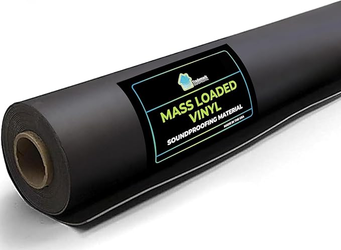 Trademark Soundproofing Mass Loaded Vinyl 1lb - MLV Soundproofing for Wall Sound Barrier - Sound Insulation - Made in USA - 4' x 25' Covers 100 sf - Made in USA