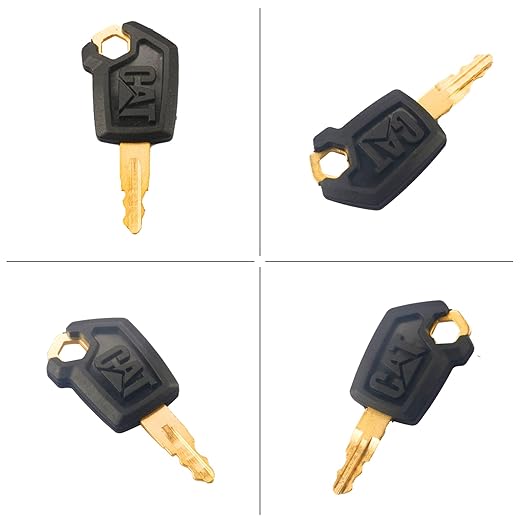 5P8500 12PCS Cat Keys, CAT Loaders Excavators Ignition Keys Compatible with Caterpillar Heavy Equipment