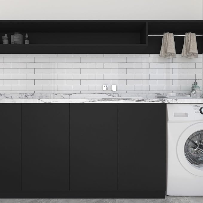 Black Wallpaper 12x400 Inch Matte Black Wallpaper Peel and Stick Bedroom Matte Solid Color Contact Paper Pureblack Wall Cover Removable Wall Vinyl Contact Paper for Cabinets and Drawers