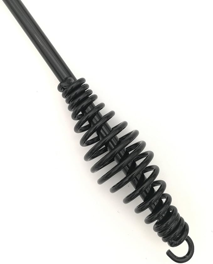 VASTOOLS Welding Chipping Hammer with Coil Spring Handle,10.5",Cone and Vertical Chisel/ 10" Wire Brush(Free), Black