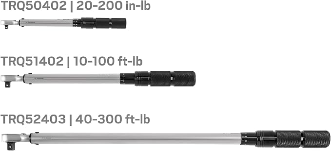 TEKTON 1/4, 3/8, 1/2 Inch Drive Micrometer Torque Wrench Set | TRQ95902