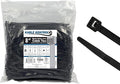 Kable Kontrol Cable Zip Ties 1000 Pcs 8 Inch Black, 18 Lbs Tensile Strength, Self-locking UV Resistant Plastic Nylon Wire Ties, for Indoor or Outdoor Use