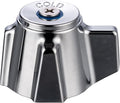 Metal Hand Wash Sink Faucet Handle, Commercial Faucets Parts Replacement Knob Handle, Blue for Cold Side