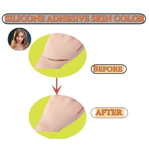 Silicone Adhesive Skin Tone Soft Silicone Doll bonding Filling Special Effects Makeup Repair Model Making Strong Waterproof Seal Stronger Adhesion 1.12 oz