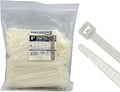 Kable Kontrol Cable Zip Ties Natural White 1000 Pcs 8 Inch, 50 Lbs Tensile Strength, Self-locking Natural Nylon Clear Plastic Wire Ties wraps for Indoor or Outdoor Use