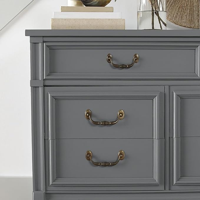 Magnolia Home by Joanna Gaines Chalk Style Interior Paint for Furniture and Cabinets, Ultra-Matte, TEXAS STORM - 1 Quart