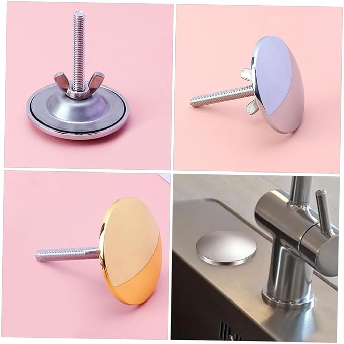 OSALADI 10pcs Sink Hole Cover Kitchen Faucet Hole Stoppers for Bathroom and Kitchen Sinks