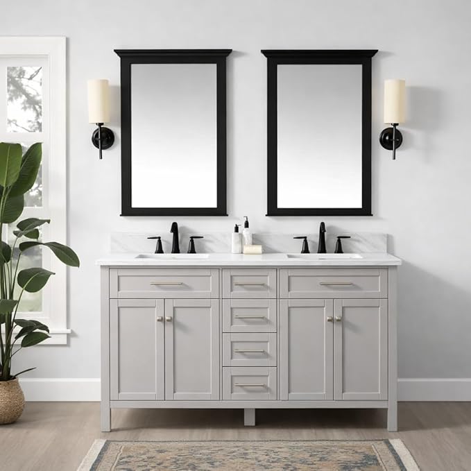 ALL-IN-ONE Paint by Heirloom Traditions, Oxford (Neutral Gray), Quart - Durable cabinet and furniture paint. Built in primer and top coat, no sanding needed. Includes our 30 featured color card.