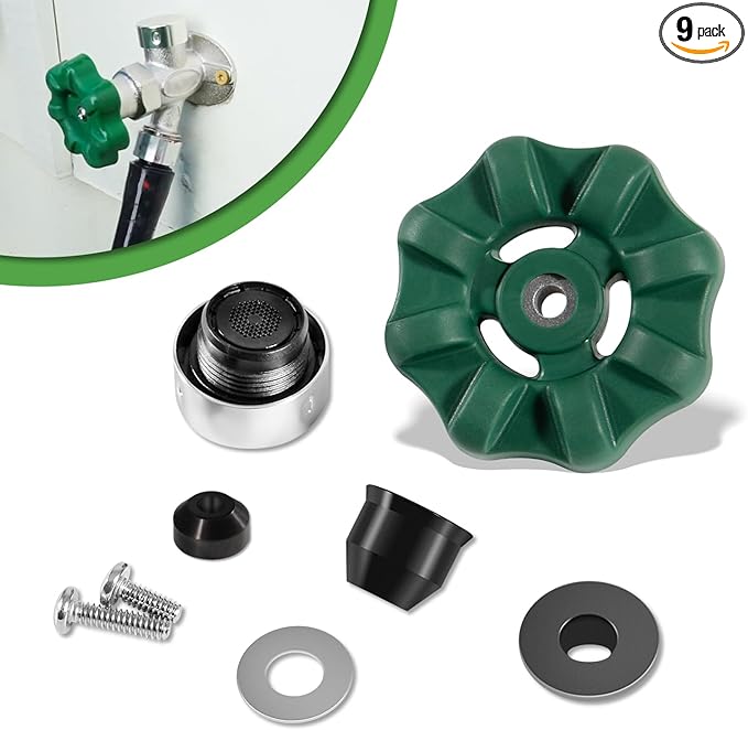 P-164KT-807 Rebuild Kit, Replace for P-164KT-807 P-164 Overhaul Kit, Include P-164KT-805 Soft-Grip Handle Kit, Fit for P-164 Original or Diamond Series Wall Hydrant