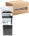 Kable Kontrol Metal Pawl Cable Ties 11 Inch 8000 Pcs, 50 Lbs Test – Black | Metal Tooth, Stainless Steel Toothed Self-Locking Ties, UV Resistant Steel Barb Zip Ties for Indoor & Outdoor Use