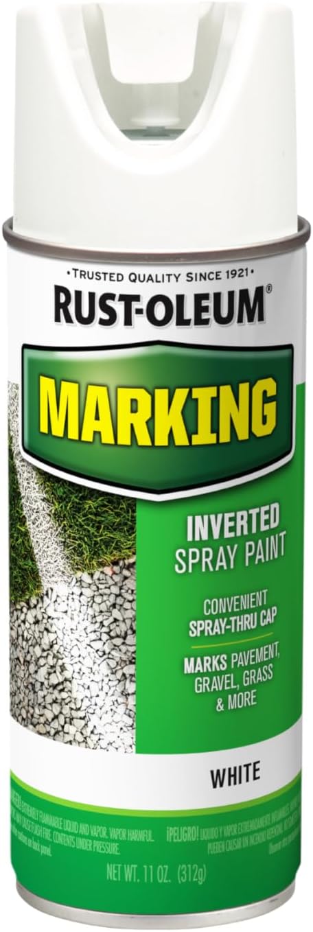 Rust-Oleum 1985830 Specialty Marking Spray Paint, 11 oz, White