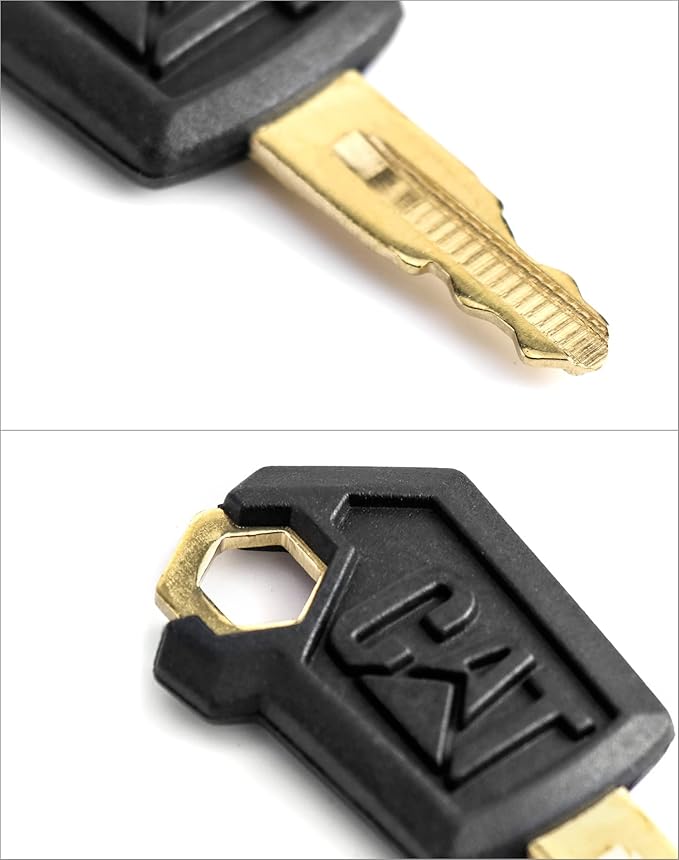 QWORK Equipment Keys, 20 Pack Replacement Keys Compatible with Caterpillar
