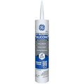 GE All Purpose Silicone Caulk, White, 10.1 fl oz Cartridge, 1 Pack - 100% Waterproof Silicone Sealant, Stronger Adhesion, Freeze & Sun Proof