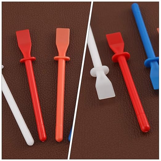 Healifty Tools Repair Kit Silicone Glue Brush 6pcs Glue Smear Sticks Applicator Kit Spreader Handmade Scraping Spreaders Sewing Accessories Flex Silicone Spatula Spatula