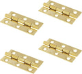 2Inch Pure Brass Hinges Butt Hinges for Furniture Cabinet Drawer Door 4pcs