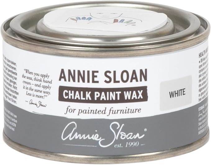Annie Sloan Chalk Paint® Wax (120 mL, White) - Protective Furniture Wax for Paintwork | Seals, Softens & Enhances Hand-Painted Finishes