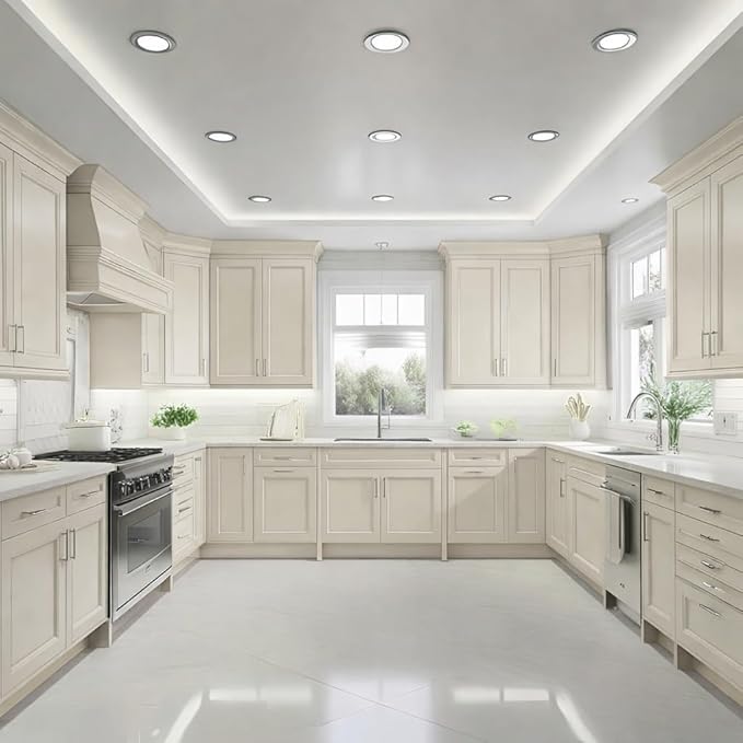 ALL-IN-ONE Paint by Heirloom Traditions, Almond (Neutral White), 8oz Sample - Durable cabinet and furniture paint. Built in primer and top coat, no sanding needed. Includes our 30 featured color card.
