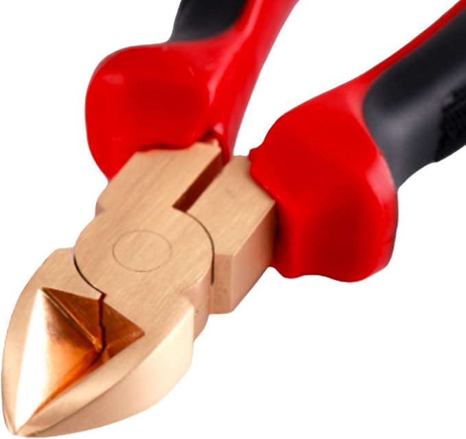 TMAX Non Sparking Diagonal Cutting Pliers 150mm (6") L, Aluminum Bronze | Spark Free Safety, Non-Magnetic And Corrosion-Resistant | Safety Tool For Flammable Hazardous Environment